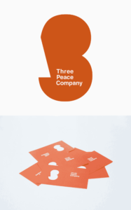 ロゴ　3peace company